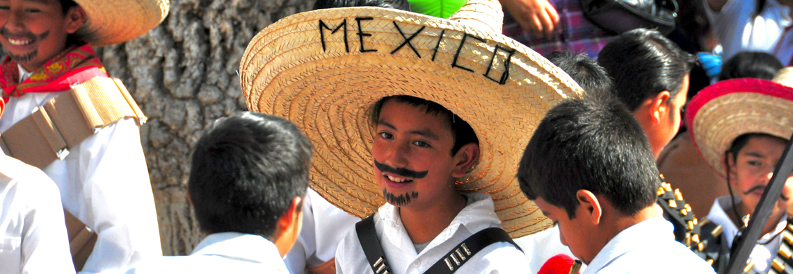 Boy w sombrero Rev Day Parade